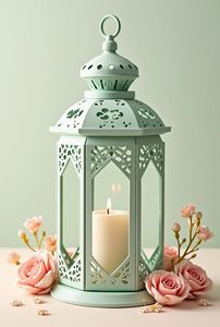 Luxury Metal Candle <b>Lantern</b> <b>Set</b> Decorative Tabletop <b>Lanterns</b> with Glass Panels Modern Home Decor - Product Image 5