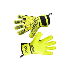 Gants de gardien de but personnalisés, mousse allemande de 4 mm, latex de contact, coupe négative, protections de doigts amovibles, équipements de gardien de but de football personnalisés OEM - Product Image 1