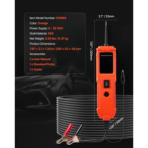 Tester per Circuiti Elettrici 8 in 1 con Display a Colori TFT, Strumento Professionale per Ispezione Auto - Product Image 5