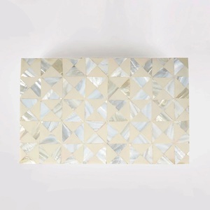 Hot Sale Handmade Mother Pearl Rectangle Jewelry Storage <b>Box</b> Decorative <b>Keepsake</b> Organizer Dishwasher Safe Adjustable Gift <b>Box</b> - Product Image 4