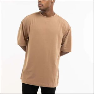 Wholesale Price Premium Plus Size Oversized Men T-<b>Shirt</b> Heavyweight Cotton Eco-Friendly Breathable Quick Dry Custom Printed - Product Image 4