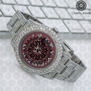 Charm Jewels Luxury Stainless Steel <b>Watch</b> 38mm Round Dial Sapphire Crystal Quartz Movement Women Fashion Design - Product Image 1