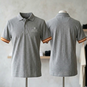 เสื้อถักคุณภาพสูงสั่งทำขายส่ง พิมพ์โลโก้ตามแบบ ระบายอากาศ แห้งเร็ว ทรงเข้ารูปสำหรับผู้ชาย - Product Image 6