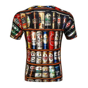 T-shirts pour hommes en toile 100% coton de haute qualité, nouveau design, imprimés par sublimation, prix imbattables - Product Image 5