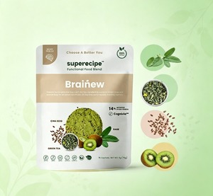 Premium Quality <b>Sugar</b> Free Sage Chia Seed Green Tea Instant Sachet Juice Powder Functional Drink Mix Brain Health Support - Product Image 1