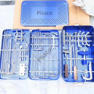 Set de Instrumentos Ortopédicos para Cirugía de Columna Endoscópica Unilateral Biportal (UBE) PISSCO, de Acero Inoxidable - Product Image 2