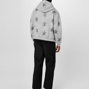 Diseña Tu Propia Sudadera con Pedrería para Hombre, Sudadera con Pedrería de Corte Ajustado, Sudadera con Pedrería Personalizada para Hombre - Product Image 4