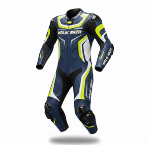 Combinaison de course MALIK RAZA 1 pièce |   Ajustement personnalisé mesuré en 3D avec une coupe athlétique de style course |   Spécifications de sécurité professionnelles sur mesure 2026 - Product Image 1