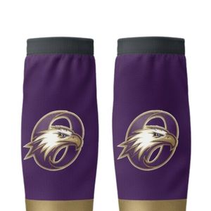 Calcetines de Hockey Morados y Dorados para Hombre, de Poliéster, Largos, Personalizables, para Entrenamiento Deportivo, Uniforme de Equipo, Ropa de Juego, Alto Rendimiento - Product Image 6