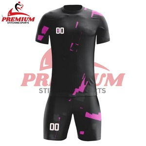 Conjuntos Deportivos Transpirables de Secado Rápido, Nuevo Diseño Personalizado de la Mejor Calidad, Uniforme de Fútbol Unisex, Ropa Deportiva Corta, Servicio OEM - Product Image 4