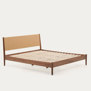Modern Wooden Bed for Bedroom Furniture Minimalist Design with Strong Solid Wood and Premium Finish - Product Image 3