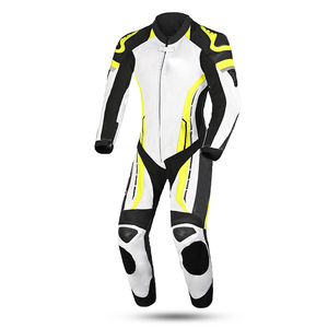 Traje de Motociclismo de Cuero Personalizado para Carreras, Traje de Motocicleta de Cuero Genuino Dainese - Product Image 1