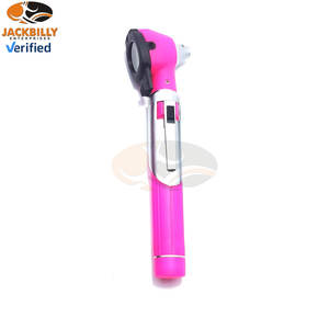 Set de Examen de Otoscopio de Fibra Óptica, Mini Otoscopio de Bolsillo de Acero Inoxidable, Color Rosa, Portátil, con LED Brillante MOL - Product Image 5