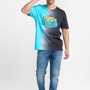 เสื้อยืดผู้ชายไซส์ใหญ่ พิมพ์ลายสกรีนตามสั่ง เนื้อผ้าคอตตอนวอร์สเต็ดคุณภาพสูง น้ำหนักเบา ระบายอากาศได้ดี แห้งเร็ว สำหรับออกกำลังกาย - Product Image 4