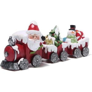 Set di Trenini Natalizi Hodao con Babbo Natale, Albero e Pupazzo di Neve per Decorazioni Festive - Product Image 1
