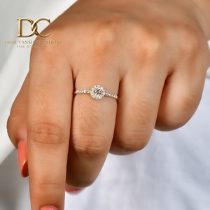 Anillo de Boda de Diseño Elegante en Oro Amarillo Sólido de 14 Quilates con Diamante Cultivado en Laboratorio y Morganita, Certificado IGI, Joyería de Lujo para Mujer - Product Image 6