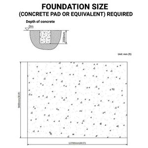 Serra Pro Series 30FT X 40FT per Tenda da Coltivazione a Ombreggiatura Totale, Copertura a Due Strati, Telo Oscurante da 6 Mil, Pellicola Trasparente, Resistente al Freddo - Product Image 4