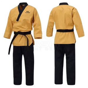 High Quality Lightweight Front Logo Taekwondo Dobok 100% Cotton Breathable Quick Dry Unisex Adult for Movement Flexibility - Product Image 2