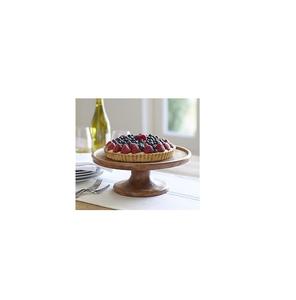 Élégante plateforme ronde en bois pour gâteaux, idéale pour les centres de table de réception de mariage et la décoration de la salle à manger à la maison - Product Image 2