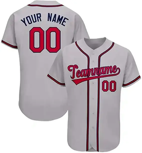 Maillot de baseball personnalisé AZORES SPORTS pour homme, bleu marine, nom et numéro personnalisés, impression sérigraphique, polyester respirant, uniforme - Product Image 4