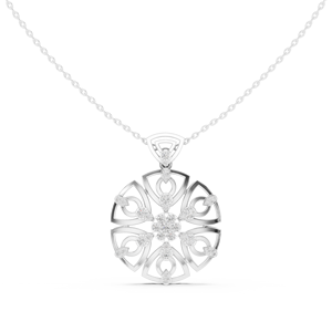 Venta al por mayor nueva cadena de joyería de moda 925 collar de letra de la suerte redondo de plata para las mujeres - Product Image 4