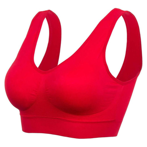 Nuevo Sujetador Deportivo de Yoga para Mujer, Talla Grande, Simple, de Alta Sujeción, para Actividades al Aire Libre, con Logotipo Bordado Personalizado en la Parte Delantera - Product Image 6