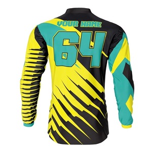 Camisetas de Motocross Personalizadas para Hombre, Sublimadas, de Poliéster, Manga Larga, para Carreras - Product Image 2