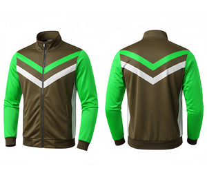 Chaqueta Deportiva con Cierre Completo y Logotipo Personalizado, Ropa para Correr y Hacer Ejercicio, Cálida, Transpirable y de Secado Rápido |   Tallas Hombre Mujer Juvenil - Product Image 3