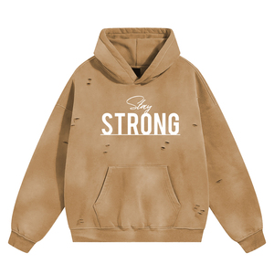 เสื้อฮู้ดดี้พรีเมียมฟอกสีแบบแอซิดวอช สกรีนโลโก้ได้ ทรงโอเวอร์ไซส์ สตรีทแวร์ ยูนิเซ็กซ์ ผ้าฝ้ายฟลีซ 100% เป็นมิตรต่อสิ่งแวดล้อม มีกระเป๋า - Product Image 6