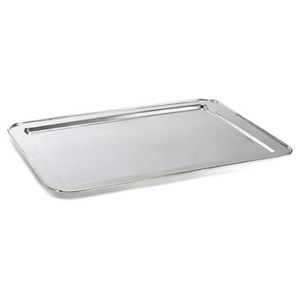 Bandeja Rectangular Premium de Acero Inoxidable Dorado con Asas, Elegante Bandeja Metálica Moderna para Servir Comida, Decoración del Hogar, en Venta - Product Image 4