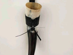 Corne à boire Viking de style animal poli de meilleure qualité Collection du patrimoine indien Artisanat naturel - Product Image 3