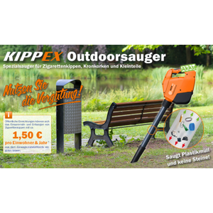 KIPPEX Aspirapolvere da Esterno a Batteria – Aspirapolvere per Piccole Parti per Comuni, Pulizia Stradale e Aree Esterne - Product Image 3