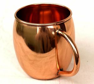 Mug en cuivre véritable fait main, style baril antique, tasse à bière en cuivre martelé, ensemble de vaisselle de bar en cuivre - Product Image 3