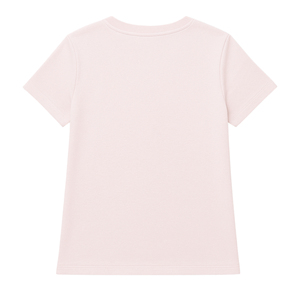 Camiseta de Manga Corta con Cuello en V para Mujer, Color Rosa Claro, Algodón Orgánico de Lujo, Ecológica, Nuevo Diseño, Suave, Transpirable y de Secado Rápido - Product Image 2