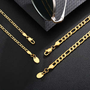 Hip-Hop Cuban Link Jewelry <b>Real</b> Stainless Steel Chains for Women Men - Product Image 2
