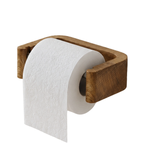 Portarrollos de Papel Higiénico de Madera, Moderno, Estilo Nórdico, para Montar en la Pared, con Estante, Organizador de Baño Moderno - Product Image 5