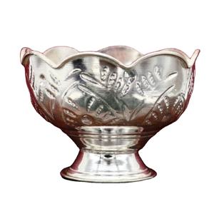 Bol à chocolat en métal en aluminium de haute qualité bol de service à chocolat de forme personnalisée pour les événements de mariage bol de service au chocolat - Product Image 1