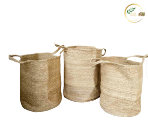 <b>Large</b> Capacity Jute Laundry Bag for Dirty Clothes Storage and Travel Use - Product Image 2