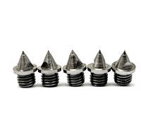 Pointes de remplacement en titane pour athlétisme, couleur grise, tailles 3-15 mm, fixation standard à vis, SC-001RT, marque ODM