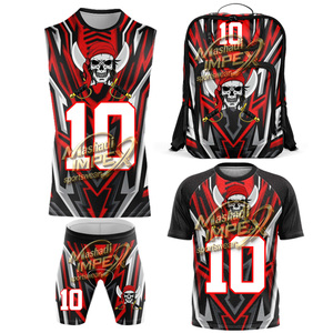 Wholesale 2026 7on7 Flag Football Uniforms Jersey for Youth Fully Sublimation <b>Compression</b> 7v7 Jersey From Pakistan Team Apparel - Product Image 5