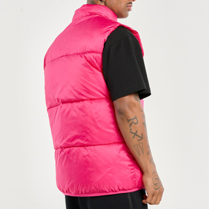 Chaleco Acolchado de Poliéster para Hombre, Color Rosa, Sin Mangas, para Invierno, Precio Económico al por Mayor - Product Image 6