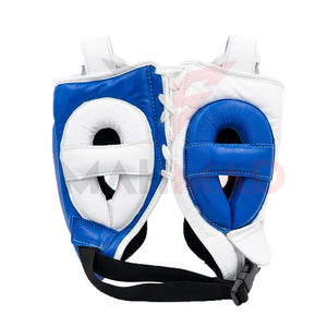 Ensemble de boxe en cuir de vachette robuste, neuf, fabriqué en usine, logo personnalisé, kit professionnel pour adultes, pour le punching et le sparring - Product Image 5