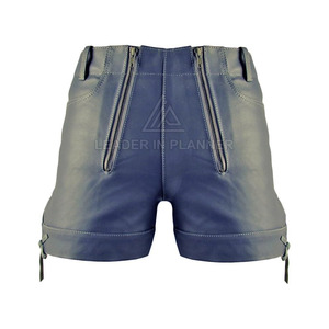 Pantalones Cortos de Cuero de Alta Calidad Hechos en Pakistán, Venta en Línea, Marca Privada, Pantalones Cortos de Cuero Más Vendidos - Product Image 4