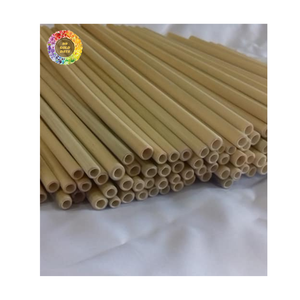 Pailles à boire en bambou vert jetables de 15 cm de long, très demandées pour les fêtes, fournisseur de pailles en bambou écologiques - Product Image 1