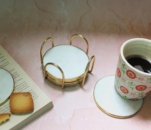 Resin <b>Coasters</b> With Colorful Embedded Designs Waterproof Heat Resistant <b>Drink</b> Mats <b>for</b> Coffee Tea Juice and Beverages - Product Image 3