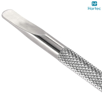 Nouvel outil professionnel de manucure double face en acier inoxydable de qualité médicale, pousse-cuticules grande taille, stérilisable