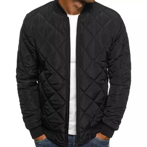 Chaquetas de invierno acolchadas con cremallera para hombre cortavientos liso unisex con logotipo personalizado para hombre - Product Image 6