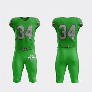 Nuevo Uniforme de Fútbol Americano para Todas las Temporadas, Cuello en V, Sin Mangas, Impresión por Sublimación, Material 100% Poliéster por RIVIAN ATLANTIC - Product Image 1