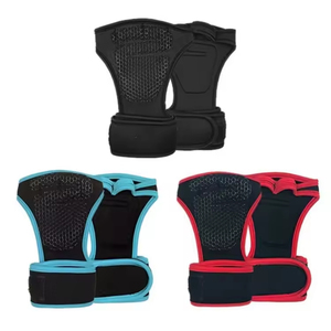 Protège-mains antidérapants pour haltérophilie avec sangles de soutien pour les poignets, pour la gym, l'entraînement et le fitness, vente en gros usine - Product Image 3
