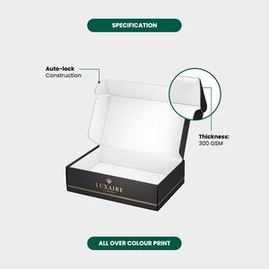 Caja de Embalaje Personalizada con Tapa Plegable, Caja de Cartón para Envíos, Caja de Embalaje de Papel con Tapa Plegable - Product Image 4